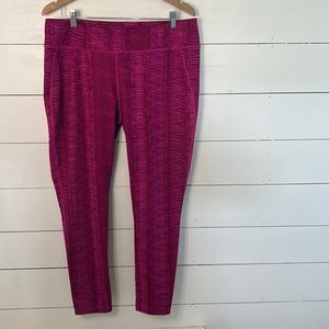 The North Face Magenta Pink Full Length Tights XL